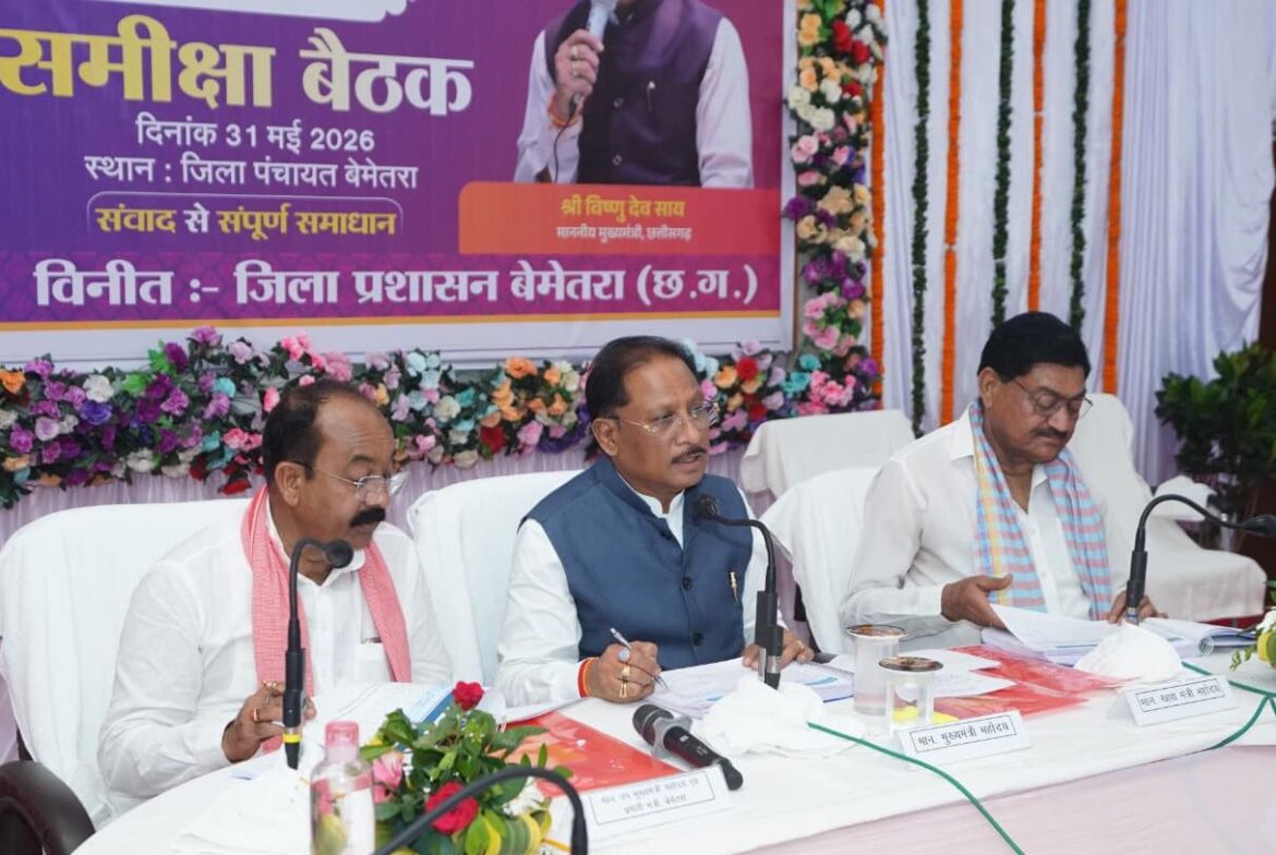 Chief Minister Shri Vishnu Deo Sai pays tribute to Late Dinesh Sen