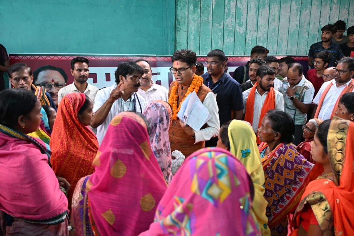 मिडमिडा में विकास कार्यों को मिली नई सौगात, वित्त मंत्री ओ.पी. चौधरी ने किया शिलान्यास एवं लोकार्पण