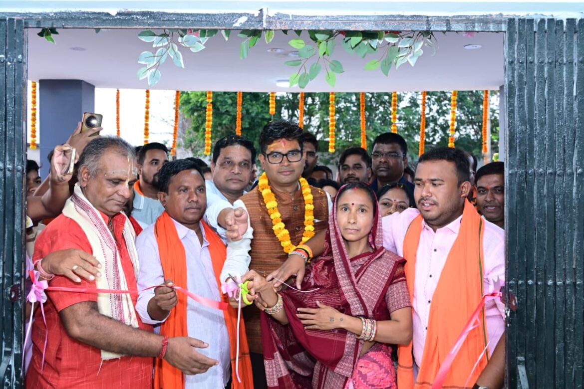 तुरंगा को मिली विकास कार्यों की सौगात, वित्त मंत्री ओ.पी. चौधरी ने किया लोकार्पण
