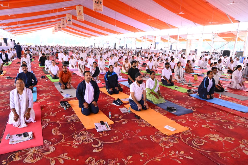 Make yoga part of daily life, contribute to building a healthy society: Chief Minister Shri Vishnu Deo Sai