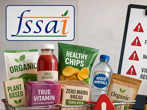 FSSAI यानी भारतीय खाद्य सुरक्षा और मानक प्राधिकरण ने 14 फूड ब्रांड्स को नोटिस जारी किया