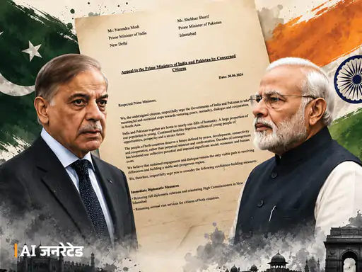 भारत-पाकिस्तान के रिश्तों को सुधारने के लिए दोनों देशों की 117 हस्तियों ने पीएम मोदी और पाक पीएम शहबाज शरीफ को चिट्ठी लिखी