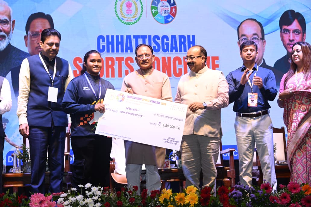 Chief Minister Shri Vishnu Deo Sai Participates in Chhattisgarh’s First-Ever Sports Conclave