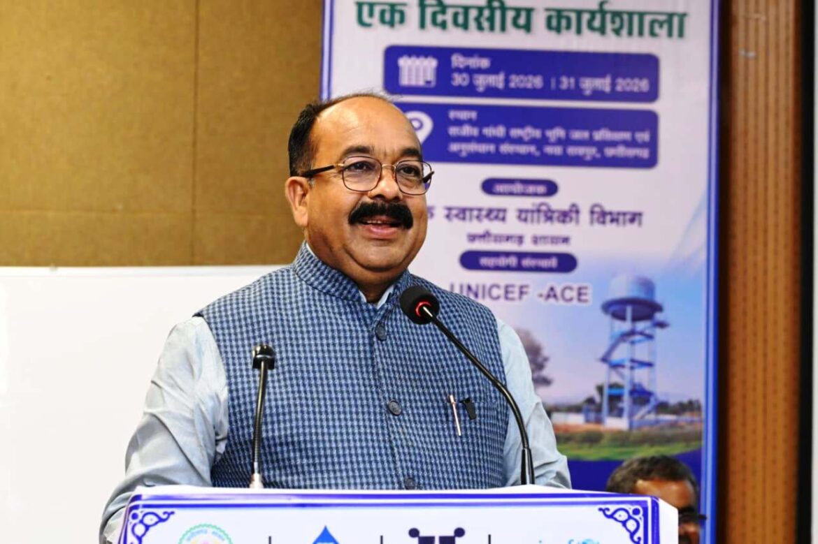 जलापूर्ति योजनाओं के दीर्घकालीन सुचारू संचालन के लिए जल संचय और जल संरक्षण जरूरी – अरुण साव