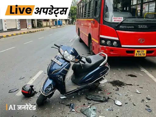 महाराष्ट्र के वर्धा जिले में एक प्राइवेट बस की टक्कर से तीन स्कूली छात्राओं की मौत