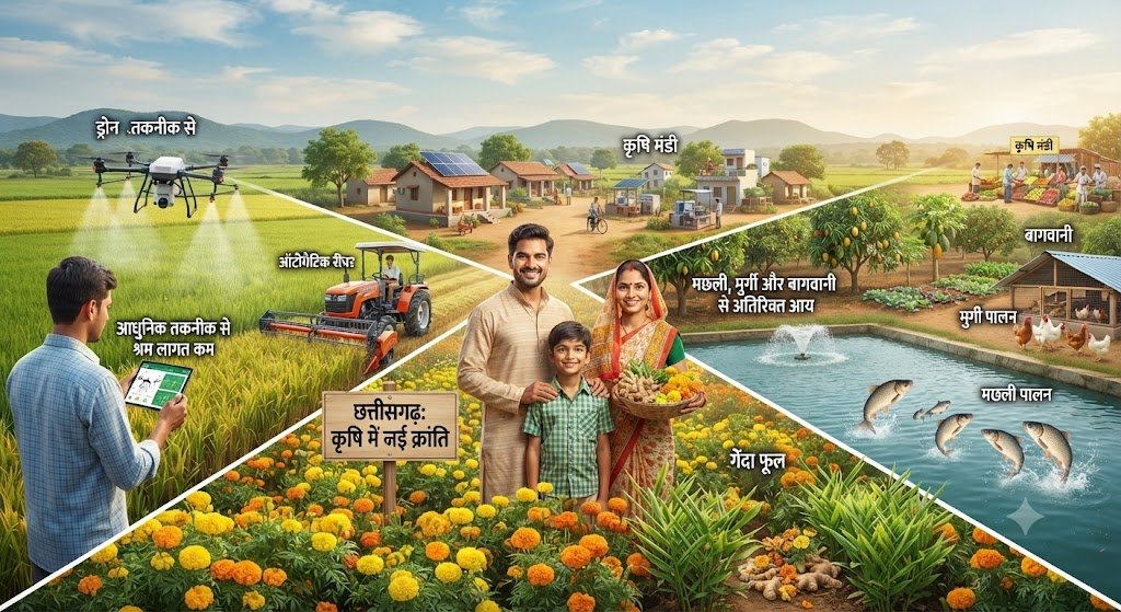 विशेष लेख: आधुनिक और नगदी फसलों की खेती ने बदली छत्तीसगढ़ के किसानों की तकदीर