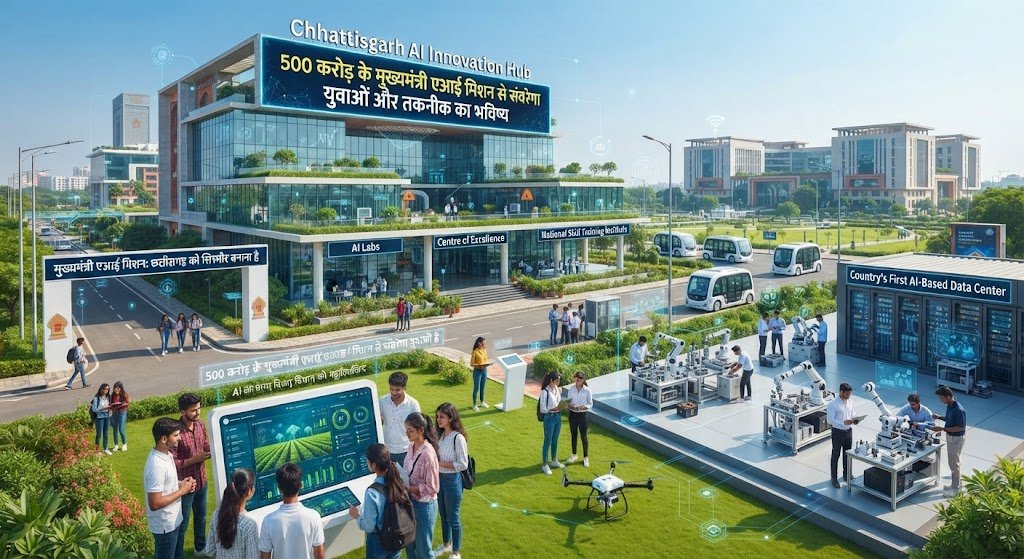 विशेष लेख: एआई क्षेत्र में नई उड़ान भरने को तैयार छत्तीसगढ़
