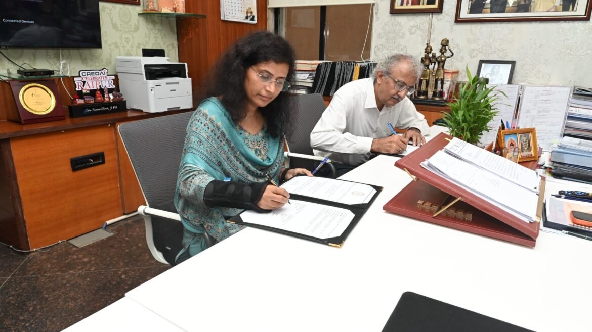छत्तीसगढ़ में धान की खेती के सटीक एवं तकनीकी सत्यापन के लिए हुआ एमओयू