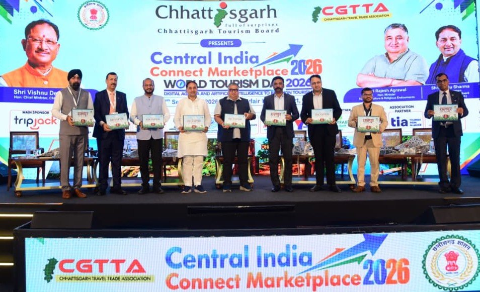 सेंट्रल इंडिया कनेक्ट छत्तीसगढ़ मार्केट प्लेस-2026’ में देश-विदेश के टूर ऑपरेटर्स, ट्रैवल एजेंट्स और हॉस्पिटैलिटी विशेषज्ञों का संगम