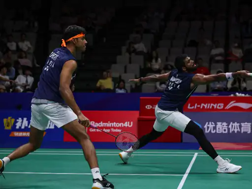 भारत के सात्विकसाईराज रंकीरेड्डी और चिराग शेट्टी ने चीन मास्टर्स 750 बैडमिंटन टूर्नामेंट के सेमीफाइनल में जगह बना ली