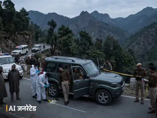 जम्मू-कश्मीर के रामबन जिले में 22 सितंबर की शाम एक कार से दो पुलिसकर्मियों के शव मिले