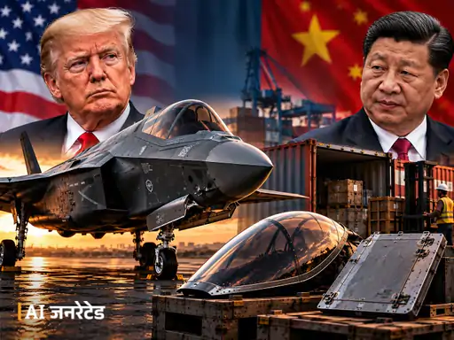 अमेरिका के सबसे एडवांस्ड फाइटर जेट F-35 के कुछ पार्ट्स चीन के हाथ लग गए
