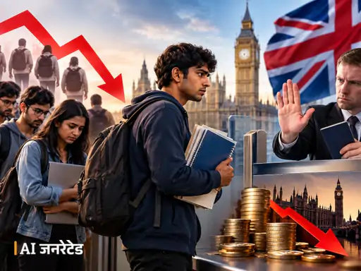 अब ब्रिटेन में भी भारतीयों छात्रों की संख्या में भारी कमी आने की आशंका