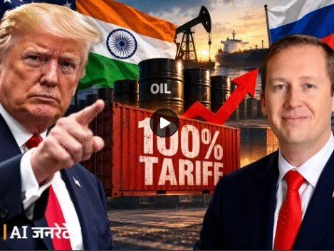 अमेरिकी राष्ट्रपति डोनाल्ड ट्रम्प भारत पर 100% टैरिफ लगाने को लेकर करीब 10 दिन में फैसला ले सकते