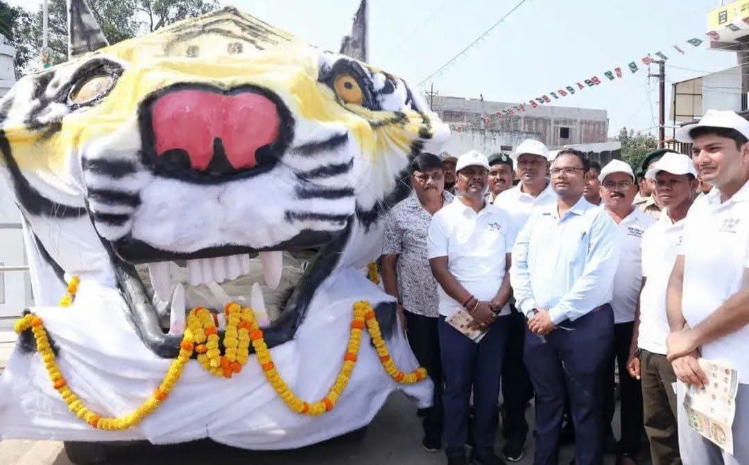 वन्यजीव संरक्षण का संदेश लेकर गांव-गांव पहुंचेगा ‘बाघ रथ’-वन मंत्री  केदार कश्यप ने दिखाई हरी झंडी