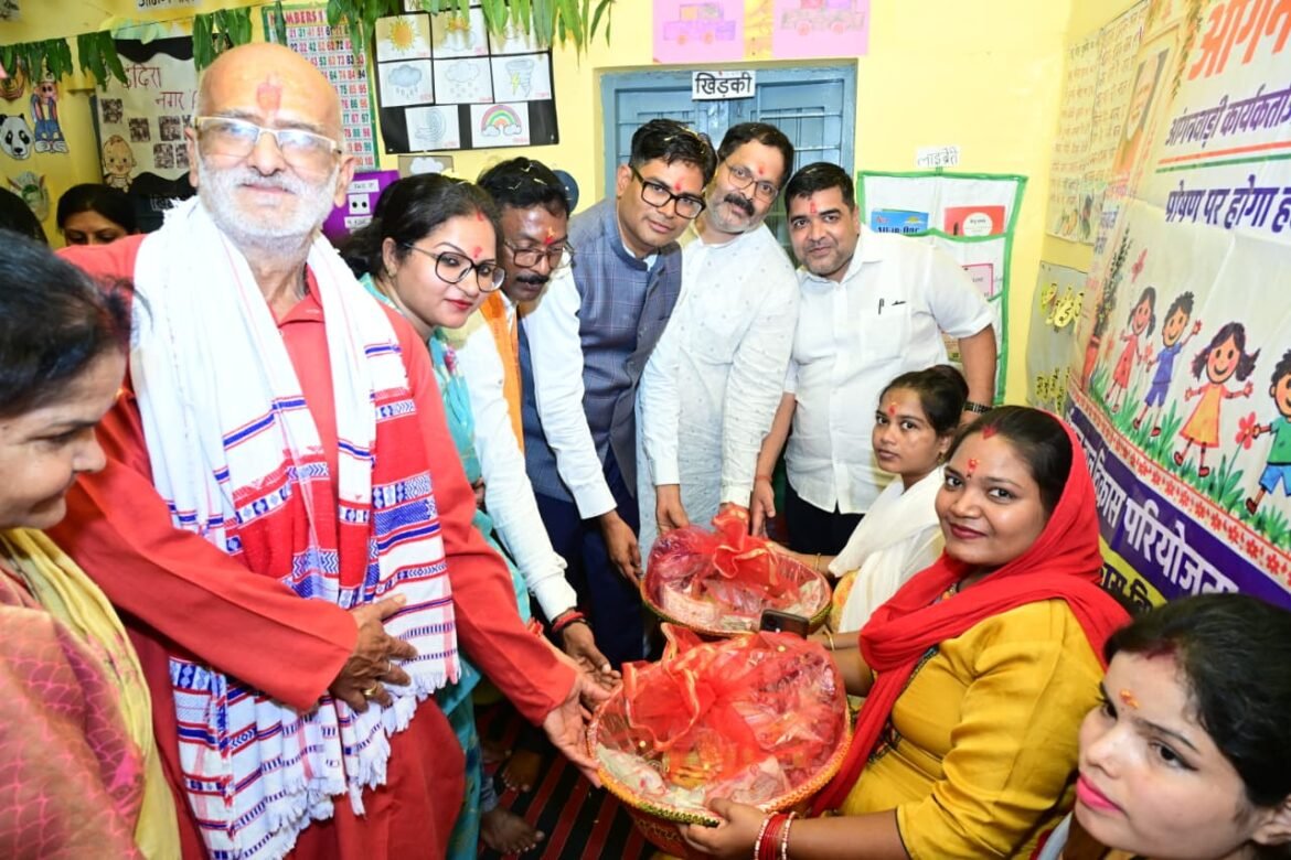 आंगन मिलन सेवा में शामिल हुए वित्त मंत्री  ओ.पी. चौधरी