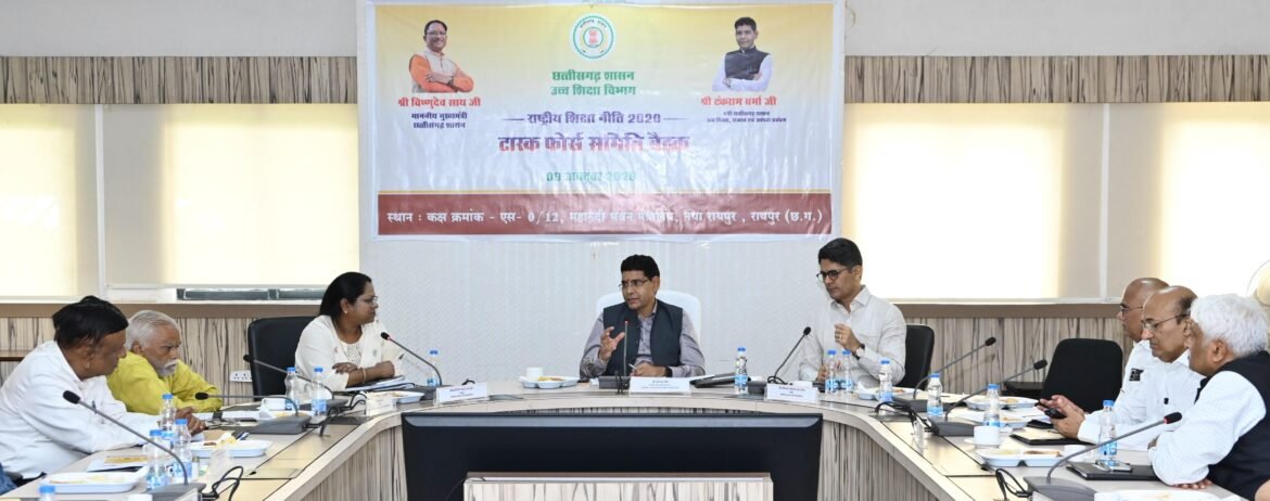 ​कागजों से निकलकर ज़मीनी स्तर पर दिखे शिक्षा नीति: उच्च शिक्षा मंत्री  टंक राम वर्मा