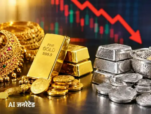 फेस्टिव सीजन में सोना-चांदी खरीदने वालों के लिए अच्छी खबर है